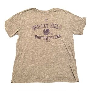 Northwestern Wildcats Adidas Gray Wrigley 2010 T-Shirt